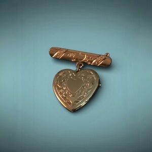Vintage Locket Pin